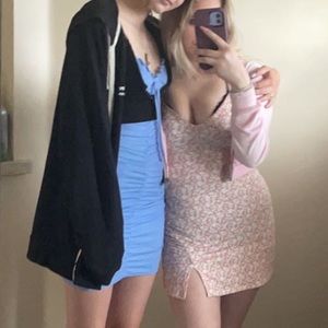 PINK FLORAL SUMMER DRESS